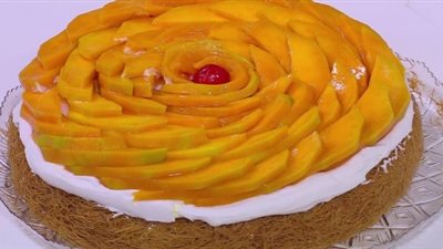 «حلي ووفري»..وصفة الكنافة بالمانجو سهلة وسريعة (فيديو) 