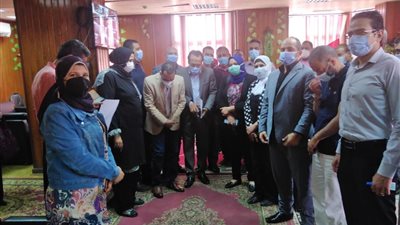 فريق طبي وقائي يفحص مستشفيات العزل بكفر الشيخ 