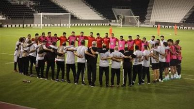  طقوس خاصة خلال المران الأخير للأهلي قبل مواجهة نهضة بركان 