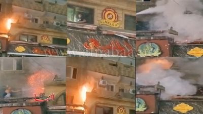 عاجل.. اندلاع حريق بمطعم «المليجي» في حدائق المعادي (فيديو)