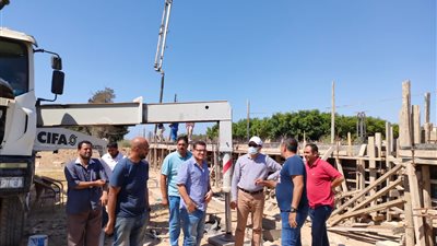 خلال إجازة عيد الأضحى.. توسيع ورفع كفاءة مدخل مدينة برج العرب الجديدة