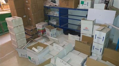 حملات مكثفة لصحة الغربية على مخازن الأدوية والمستلزمات تكشف 