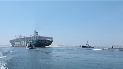 بعد إيفر جيفن جنوح سفينة جديدة في قناة السويس