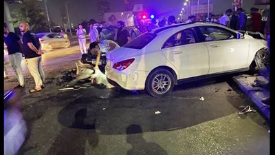 حادث مأسوى على كوبرى أكتوبر (صور)