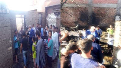 أول تحرك رسمي للمحافظ بشأن حريق ضخم فى «أولاد حمزة» بسوهاج