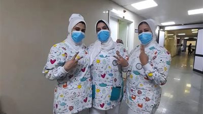 بالصور.. زي جديد للتمريض في بورسعيد لخلق طاقة إيجابية