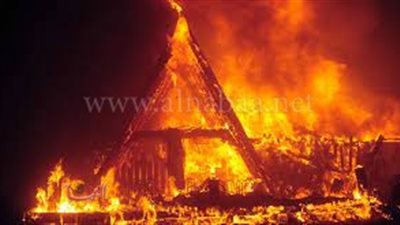 تفاصيل اندلاع حريق هائل بمخزن قش أرز في محافظة الغربية (صور)