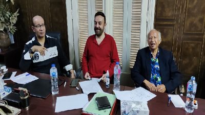 بالصور.. محمد ضياء يشارك في لجنة اختبار الأصوات الجديدة بنقابة الموسيقيين