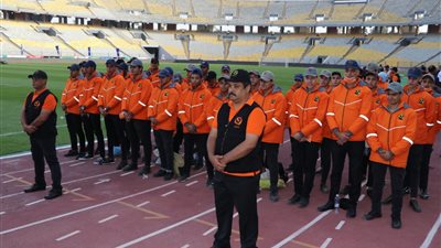 استعداد عالي لتأمين مباراة الاهلى غزل المحلة