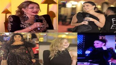 بالصور.. الأسود يغطي السجادة الحمراء لافتتاح مهرجان القاهرة السينمائي