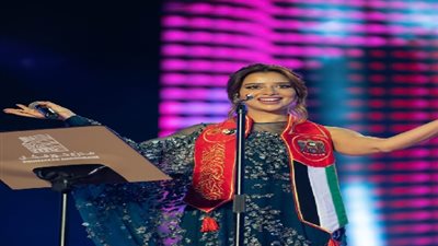 بالصور.. بلقيس تتألق في حفل غنائي احتفالا بالعيد الوطني الإماراتي