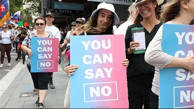 تظاهرات غاضبة احتجاجًا على فرض لقاح كورونا في استراليا