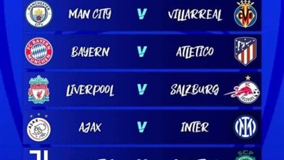 عاجل.. مواجهات نارية فى دوري أبطال أوروبا أهمها مانشستر يونايتد وباريس سان جيرمان