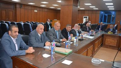 محافظ المنيا يناقش مع أعضاء مجلس الشيوخ عدد من القضايا والطلبات