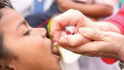 الهلال الأحمر تشارك فى حملة تطعيم شلل الأطفال بالدقهلية