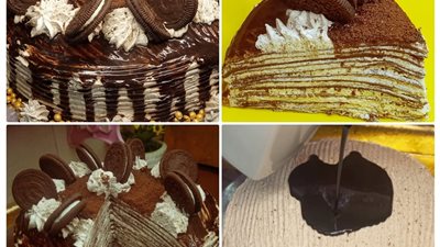 لتزيين سُفرة رأس السنة.. طريقة عمل تورتة الكريب بالأوريو ( فيديو )