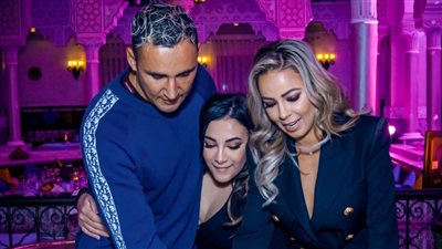 نجم باريس سان جيرمان يحتفل بعيد زواجه فى الباتروس بالاس بالغردقة