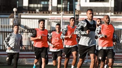 تدريبات استشفائية للاعبي الزمالك استعدادا لفاركو 