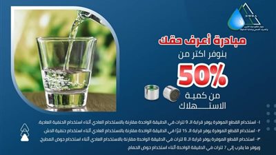 تركيب القطع الموفرة.. نصائح من «الإسكان» لترشيد استهلاك مياه الشرب