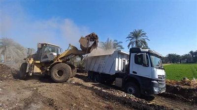 رفع 700 طن مخلفات صلبة بـ«قرية إبشاق» في بني مزار