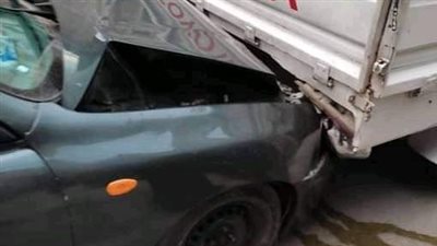 إصابة عامل وربة منزل في حادث تصادم سيارة بالمنيا