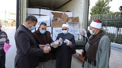 أوقاف المنيا توزع 3 أطنان لحوم على الأسر الأكثر احتياجا