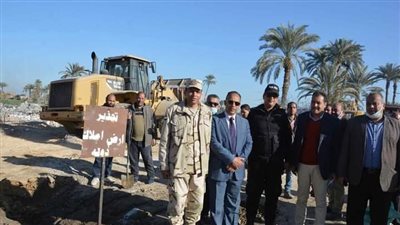 نائب المحافظ يقود حملة لإزالة تعديات على أملاك الدولة بمركز بنى مزار