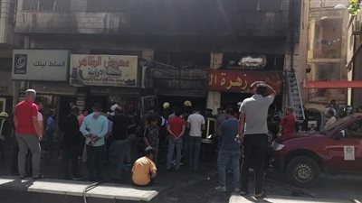 حريق هائل في أحد المخابز البلدى بمدينة سمالوط بالمنيا