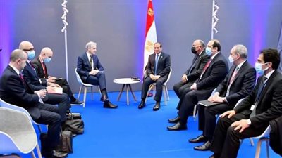 تفاصيل لقاء الرئيس السيسي برئيس وزراء النرويج