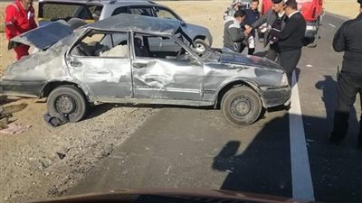 مصرع ربة منزل وإصابة زوجها ونجلها فى حادث مروع بالمنيا