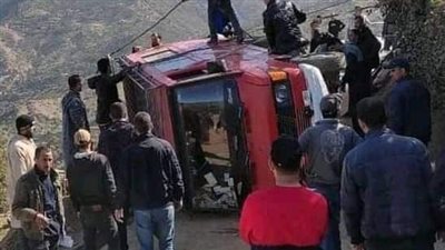 بالأسماء.. مصرع طالب وإصابة والده في حادث تصادم بالمنيا