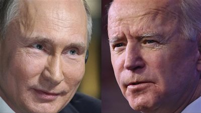 بايدن يهدد بوتين برد حاسم وسريع إذا غزت روسيا أوكرانيا