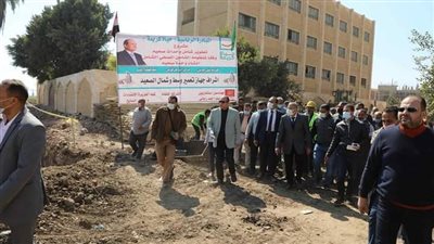 محافظ المنيا يتفقد أعمال مشروعات المبادرة الرئاسية 