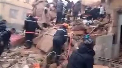 انهيار منزل قديم في المنيا دون وقوع إصابات بشرية