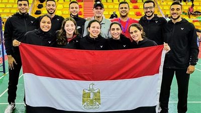 رجال وسيدات منتخب مصر للريشة الطائرة فى نهائي بطولة إفريقيا باوغندا 