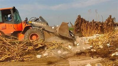 إزالة 23 حالة تعد بمركز مطاي و10 حالات في ملوي 