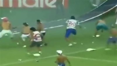 مشاجرة طاحنة بين فريقين رياضيين بالزجاج والطوب بمحافظة أسوان