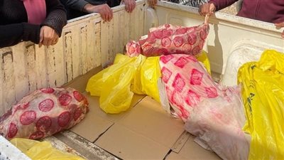 ضبط 7 أطنان مواد غذائية مجهولة المصدر وتحرير 274 محضرا تموينيا بالمنوفية