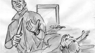 شاب يقتل زوجته الحامل بسلاح أبيض فى حلوان