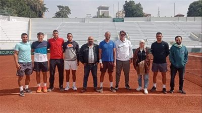 «الشافعي» يحفز فراعنة التنس قبل مواجهة قبرص في كأس ديفيز