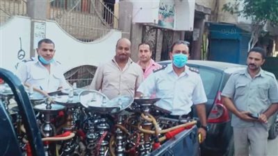 غلق 5 «مقاهي» ومصادرة 62 شيشة في حملة مكبرة بطنطا