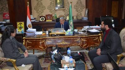 محافظ المنيا يستقبل وفد مكون التكتلات الاقتصادية ببرنامج التنمية المحلية بصعيد مصر 