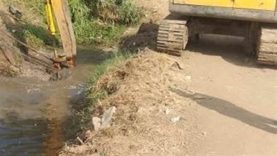 زراعة المنوفية: تطهير 23 كيلو من المساقي الخصوصية 