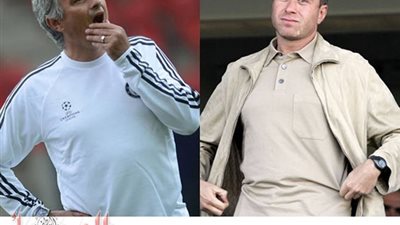 بالصور والفيديو .. ( مورينيو السقوط من قميص البلوز )