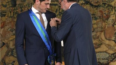 كاسياس ينال جائزة التفوق الرياضي في إسبانيا