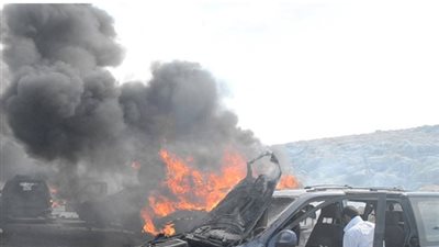 انفجار سيارة مفخخة أمام فندق إقامة القضاة بالعريش