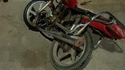 بالصور.. إصابة شابين في حادث تصادم بالفيوم