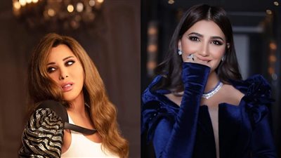 إطلالات نجمات الفن.. مي عمر تعيش في عالم ملون ونجوى كرم تطل بالأزرق