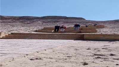 السفير البلجيكي يزور منطقة دير العذراء في محافظة المنيا 