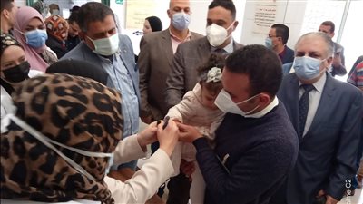 انطلاق الحملة القومية للتطعيم ضد شلل الأطفال بالدقهلية
